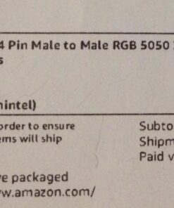 RGBZONE 40 Pcs 4 Pin Male to Male Connector for 3528 5050 RGB LED Strip Lights 18 61wntH12R1L