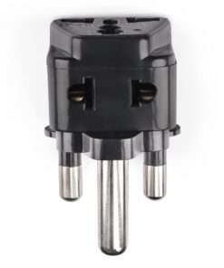 OREI South Africa Power Adapter - Type M Plug Adapter Compatible with South Africa, Botswana, Namibia & More - 2 in 1 US to South Africa Power Adapter - CE Certified, RoHS Compliant 2 Pack,Black Color Type M - South Africa 12 61wnxLs8NoL