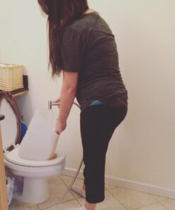 Spray Pal - Original Cloth Diaper Sprayer Splatter Shield - Pre-Rinse Messy Laundry with Diaper Sprayer or Hand Held Bidet - Prevent Mess The Easy Way 36 61wodWpHEWL