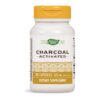 Nature's Way Activated Charcoal Supplement Gluten-Free 100 Capsules 3 61wp1a8 XiL