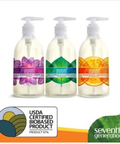 Seventh Generation Hand Wash, Mandarin Orange and Grapefruit, 12 Ounce (Pack of 6) Mandarin Orange & Grapefruit 12 Ounce (Pack of 6) 11 61wppF7ezVL 1