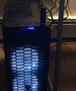 Thermaltake Versa H15 SPCC Micro ATX Mini Tower Computer Chassis CA-1D4-00S1NN-00, Black Computer Case 86 61wqINZDKGL