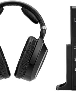 Sennheiser Consumer Audio RS 195 RF Wireless Headphone Systems for TV Listening with Selectable Hearing Boost Preset,Black 15 61wrIxgBlS