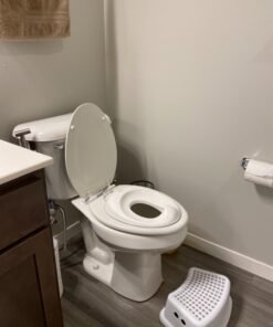 BABYBJORN Toilet Trainer, White/Gray, 1 Count (Pack of 1) White/Grey 38 61wsNE7v69L