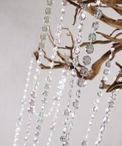 KUPOO 99 ft Clear Crystal Like Beads by The roll - Wedding Decorations (Colorful) 24 61wtI73H4L