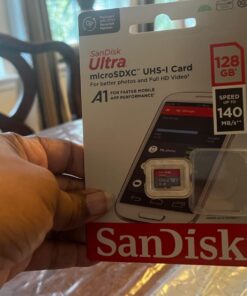 SanDisk 128GB Ultra MicroSDXC UHS-I Memory Card with Adapter - 100MB/s, C10, U1, Full HD, A1, Micro SD Card - SDSQUAR-128G-GN6MA 30 61wvMtREcDL