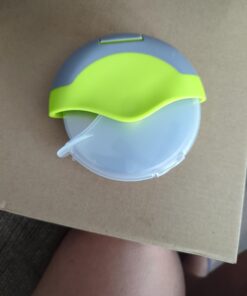 Kitchy Pizza Cutter Wheel with Protective Blade Cover, Ergonomic Pizza Slicer (Green) Green 41 61wvltqvp0L