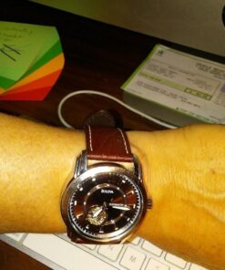 Hadley-Roma MS-906 Men's Genuine Leather Watch Band Brown 22mm 23 61wxDLVwYWL