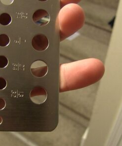 Huot 12250 Drill Bit Gauge for Fractional Sizes 1/16" to 1/2" in 1/64" Increments 7 61wxqeaHXML