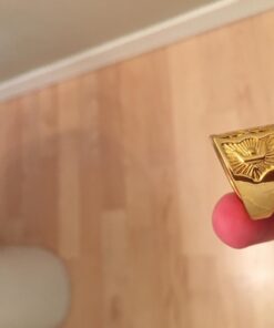 Halukakah Mens Gold Ring Diamond 3PCs Set,18K Real Gold/Platinum Filled Kanji Rich/Luck/Wealth Lab Diamonds Prong Set Size Adjustable,Gift for Men Gold Plated 3 Rings Set 31 61wyfAztuL