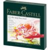 Faber-Castel Pitt Artist Brush Pens (12 Pack), Multicolor Box of 12