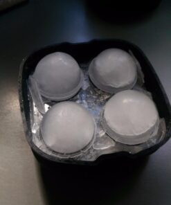 Housewares Solutions Froz Ice Ball Maker – Novelty Food-Grade Silicone Ice Mold Tray With 4 X 4.5cm Ball Capacity 45 61x2V1jF5EL