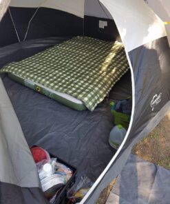 Coleman Red Canyon 8-Person Camping Tent, Weatherproof Family Tent Includes Room Dividers, Rainfly, Adjustable Ventilation, Storage Pockets, Carry Bag, & Quick Setup Black 31 61x2WTDRN8L