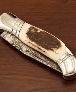 FM Custom Made Damascus Steel Folding Knife (Lock Back) Pt (2575-2612) 11 61x2bwQWJL