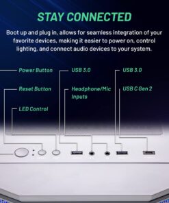 Skytech Gaming Archangel Gaming PC Desktop – AMD Ryzen 5 3600 3.6 GHz, NVIDIA RTX 3050, 500GB NVME SSD, 8GB DDR4 RAM 3200, 600W Gold PSU, 11AC Wi-Fi, Windows 11 Home 64-bit 3600 | 3050 | Arch4 19 61x3EiBHVaL