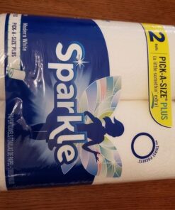 Sparkle Paper Towels, 24 = 47 Regular Rolls, Modern White, Pick-a-Size Plus 32 61x7Cbay3HL