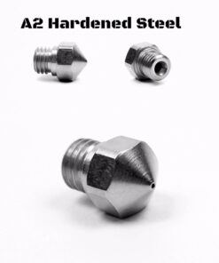 Micro Swiss Plated A2 Hardened Tool Steel Nozzle for MK10 All Metal Hotend Kit ONLY (.4mm) .4mm 7 61x8HkkkMuL
