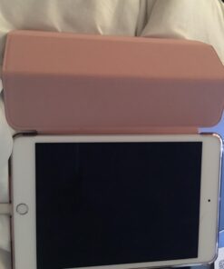 MoKo Case Fit iPad Mini 5 2019 (5th Generation 7.9-inch) iPad Mini 4, Slim Smart Shell Stand Folio Protective Cover with Soft TPU Translucent Frosted Back, Auto Wake/Sleep - Rose Gold 50 61x8vnfsDCL