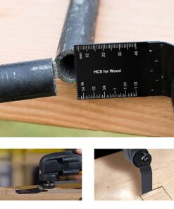 50 Pack Professional Pro Grade Wood/Bi-Metal Oscillating Saw Blades Universal Quick Release Multitool Tool Blade Japan Tooth for Bosch, Craftsman, FEIN, Ridgid, TCH, Makita, Milwaukee 21 61x9B6LIOxL