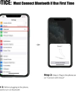 Togkun Wired Earbuds Headphones, Earphones in-Ear with Microphone and Call Controller, Noise lsolating, Bluetooth, Compatible with iPhone14/13/12/11/X/SE/8P/8/7P/7(2 Pack) 2PCS 19 61xC3YwzOlL