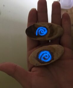 Neon Nights Fluorescent Glow in The Dark Powder, Safe, Long Lasting Non-Toxic Luminous Pigments for Epoxy Resin, Slime, Nails, Acrylic Paint, DIY Crafts, Neon Colored Paint Powder - Blue, 100g/3.5 oz Sky - Blue 22 61xD384N4OL