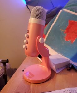 ZealSound Gaming USB Pink Microphone with Quick Mute for Phone Computer PC PS5,Studio Mic with Gain Control,Echo&Monitor Volume Adjust for Streaming Vocal Recording ASMR Podcast Video K66 31 61xD76WnTBL