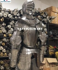 Maximilian Half Armour 1515 Reenactment LARP Steel Body Suit of Armor 9 61xDIEASrxL