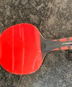 STIGA Evolution Performance Ping Pong Paddle - 6-ply Light Blade - 2mm Tournament-Approved Premium Sponge - Flared Handle for Next-Gen Grip & Control - Performance Table Tennis Racket Original Version 37 61xEL1Nf53L