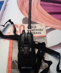 abcGoodefg 3 in1 Radio Holder Holster Case Pouch Bag for GPS Kenwood Motorola baofeng UV5R UV82 UV5RA 888S Retevis H777 Two Way Radio Walkie Talkie MSC 20C (1Pack) 1Pack 39 61xFpnbnE L