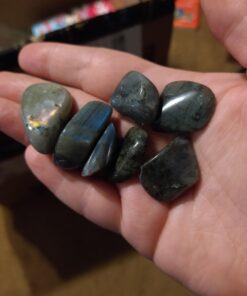 CrystalAge Labradorite Tumble Stone (20-25mm) - Pack of 5 10 61xG1EO5jRL