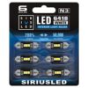 SIR IUS LED N3 6418 LED bulbs Pure white Super Bright LED Festoon 300 Lumens 3030 Chipset for Car Truck Interiors Dome Map Door Courtesy License Plate Lights 1.50” 36MM Festoon Pack of 6 Bulbs 3 61xGOy5BJ L