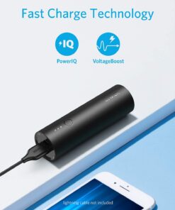 Anker PowerCore 5,000mAh Portable Charger, Ultra-Compact 5K External Battery with Fast-Charging Technology, Power Bank for iPhone 15/15 Plus/15 Pro/15 Pro Max, iPad, Samsung Galaxy and More Black 43 61xIzKslB L