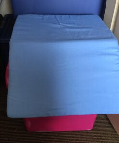 DMI Ortho Bed Wedge Elevated Leg Pillow, Supportive Foam Wedge Pillow for Elevating Legs, Improved Circulataion, Reducing Back Pain, Post Surgery and Injury, Recovery, Blue 8" x 20" x 24" 8 Inch 41 61xKQTWDI3L