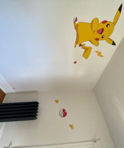 RoomMates RMK2536GM Pokemon Pikachu Peel and Stick Wall Decals , Yellow 21 61xKbkHI0L
