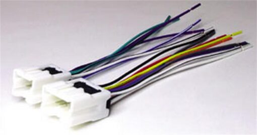 SCOSCHE NN03B Nissan Color Coded Wire Harness Compatible with SELECT 1995 to 2013 Vehicles,white Wire Harness Only