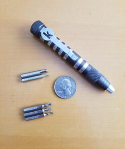 Kershaw TX-Tool (TXTOOL); 4.8 in. Single-Position Multifunction Magnetic Bit Driver; Includes T-6, T-8, T-10, 2 Phillips and Slotted Screwdriver Bit; 1.1 oz., Black 45 61xLDQugkkL