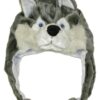 Cute Animal Hat- Plush Husky Timber Wolf Animal Winter Hat 10 61xMYBWUIbL