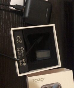 TOZO T6 True Wireless Earbuds Bluetooth 5.3 Headphones Touch Control with Wireless Charging Case IPX8 Waterproof Stereo Earphones in-Ear Built-in Mic Headset Premium Deep Bass Black Classic Edition 52 61xOdoNwlkL