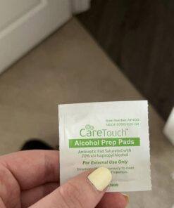 Alcohol Wipes | Individually Wrapped Alcohol Prep Pads with 70% Isopropyl Alcohol, Great for Medical & First Aid Kits | Sterile, Antiseptic 2-Ply Alcohol Swabs - 200 count 200 Count (Pack of 1) 27 61xPEeXmEbL