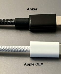 Anker USB C Charger Cable (6ft 100W, 2Pack), USB 2.0 Type C Fast Charging Cable for iPhone 15 / 15Pro / 15Plus / 15ProMax MacBook Pro 2020, iPad Pro 2020, iPad Air 4, Samsung Galaxy S23+/S23 Ultra 6ft Black 38 61xQFMKLdLL