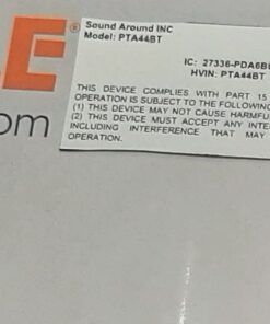 Pyle 500W Karaoke Wireless Bluetooth Amplifier - 4 Channel Stereo Audio Home Theater Speaker Sound Power Receiver with AUX IN, FM, RCA Subwoofer Speakers OUT, USB, Microphone IN with Echo - PTA44BT Amplifier System 27 61xRQlFDU3L
