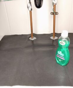 Under The Sink Mat,Kitchen Tray Drip,Cabinet Liner,Fabric Layer,Waterproof Layer,Reusable,Washable (36inches x 24inches) 36in x 24in 23 61xRnGGJCUL