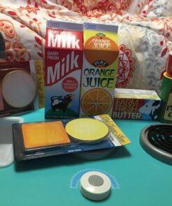 Melissa & Doug Fridge Groceries Play Food Cartons (8 pieces) Toy Groceries, Pretend Play Food, Play Kitchen Accessories For Kids Ages 3+ - FSC-Certified Materials 31 61xRowZgZPL