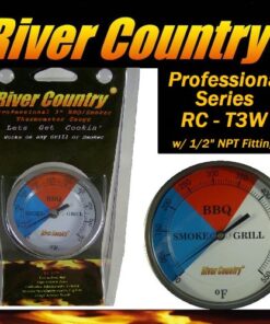 River Country 3" (RC-T3W) Adjustable Professional BBQ, Grill, Smoker Thermometer Temperature Gauge(50 to 550F) 24 61xS0d0MhwL