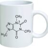 Funny Mug - Caffeine Molecule, Chemistry - 11 OZ Coffee Mugs - Funny Inspirational and sarcasm - By A Mug To Keep TM
