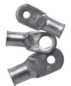 Ancor Tinned Copper Lugs 8 AWG - 4/0 AWG 2 Pack 6 Awg -- 3/8" Ring