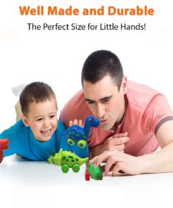 3 Bees and Me Dinosaur Car Toys for Toddlers | Dinosaurs with Wheels 4-in-1 Pack, Fun Party Toy, Play Set for Kids | Birthday Gift for Boys and Girls 25 61xTyGWCuGL