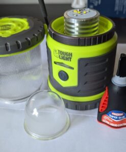 Tough Light LED Rechargeable Lantern - 200 Hours of Light Plus a Phone Charger for Hurricane, Emergency or Camping, Long Lasting Battery- Free 2 Year Warranty Yellow 33 61xUjPURe L