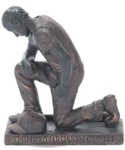 Dicksons Through Christ Praying Baseball 5 inch Grey Resin Stone Table Top Figurine 4 61xW5RzZvIL