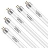 VIVOSUN T5 Grow Light Bulbs 54W 6500K HO Fluorescent Tubes Light Bulbs, Cool White T5 Bulb for 46 Inches T5 Light Fixtures, T5 Grow Lights for Indoor Plants, Pack of 5 54.0 Watts